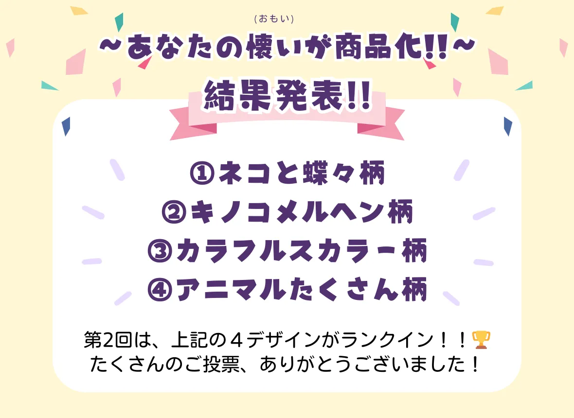 あなたの懐いが商品化！！第2弾